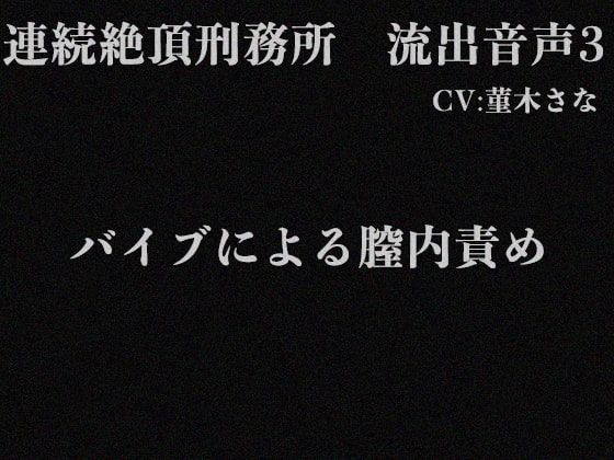 『連続絶頂刑務所 流出音声3』レビュー